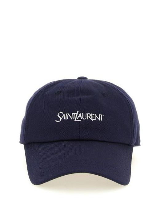 Cappellino di Saint Laurent in Blue da Uomo