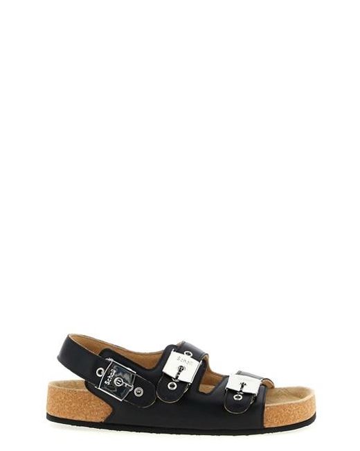 Sandalo X Scholl di Balenciaga in Black
