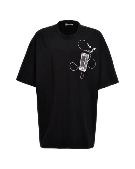 Off-White c/o Virgil Abloh Black 'scan Arrow' T-shirt for men