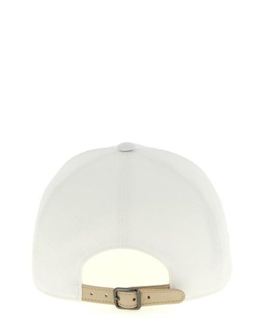 Cappello 'Baseball' di Brunello Cucinelli in White