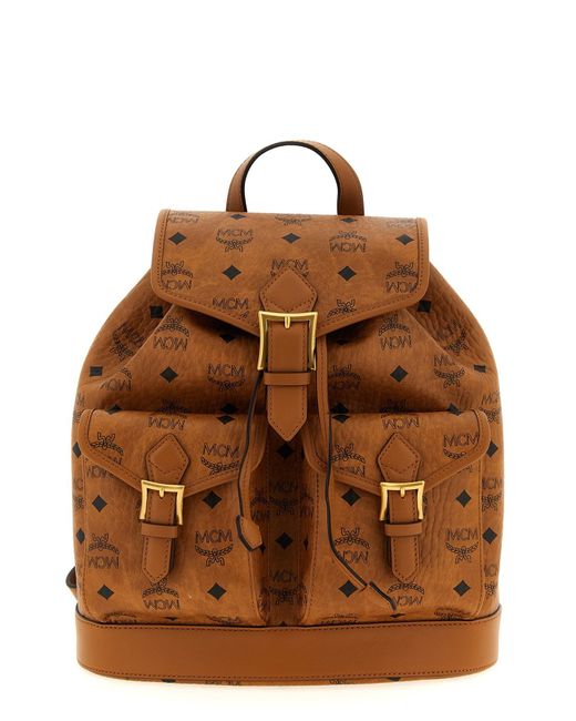 MCM Brown Rucksack "Aren"