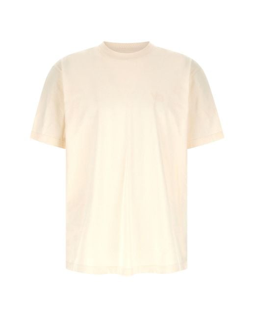 Y-3 White ' Regular' T-shirt