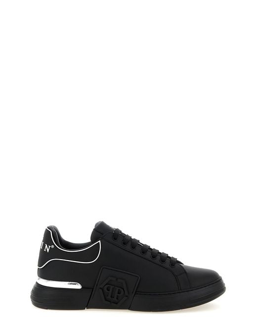 Philipp Plein Black 'phantom Kick$' Sneakers for men