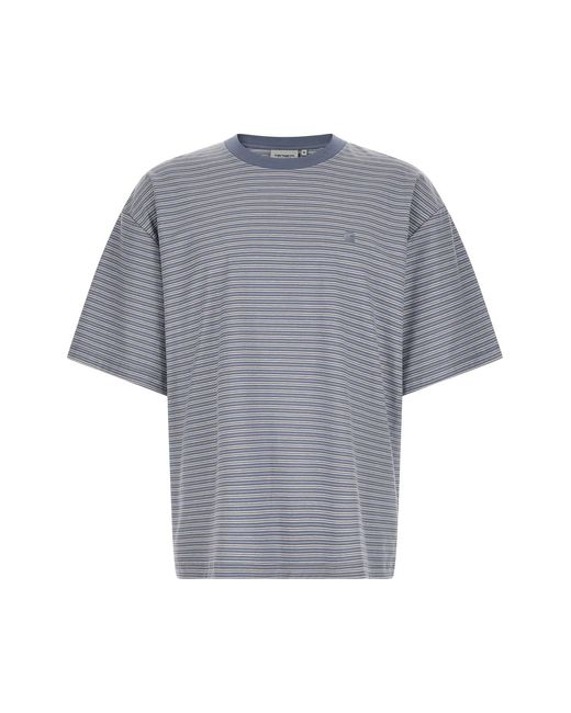 Carhartt Gray 'dupree' T-shirt for men