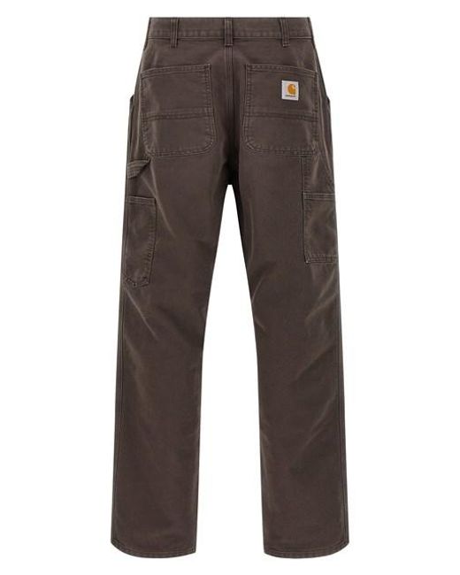 Pantalone 'Single Knee' di Carhartt in Gray da Uomo