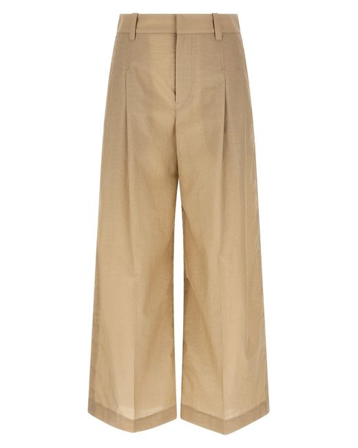 Brunello Cucinelli Natural 'a-line' Pants