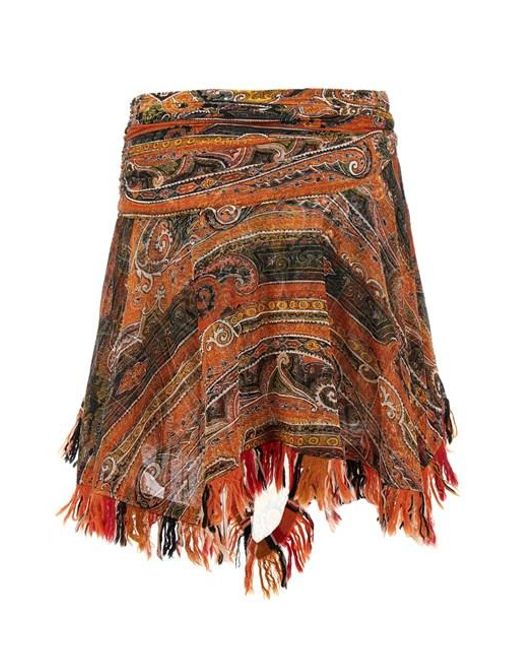 Gonna 'Dova' di Isabel Marant in Brown