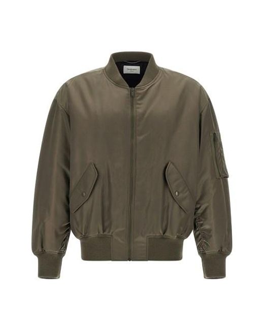 Saint Laurent Green Serge Bomber Jacket for men