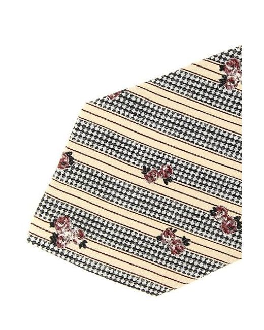 Cravatta '102' di Dries Van Noten in White da Uomo