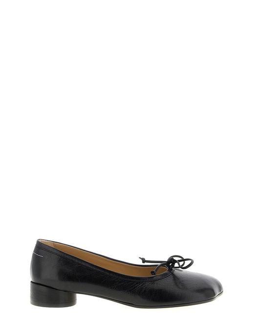 MM6 by Maison Margiela Black 'anatomic' Ballet Flats