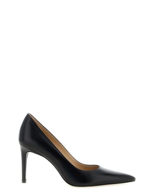 Stuart Weitzman Black 'stuart Power' Pumps