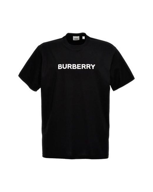 Burberry Black 'harriston' T-shirt for men
