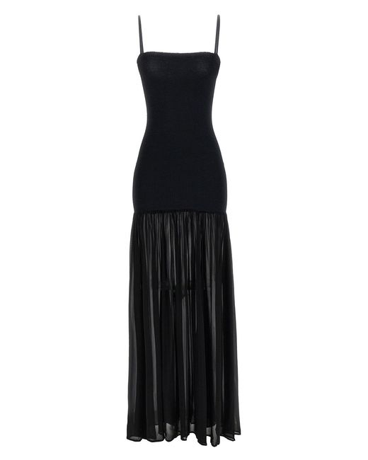 Hunza G Black 'Nancy Hybrid' Dress