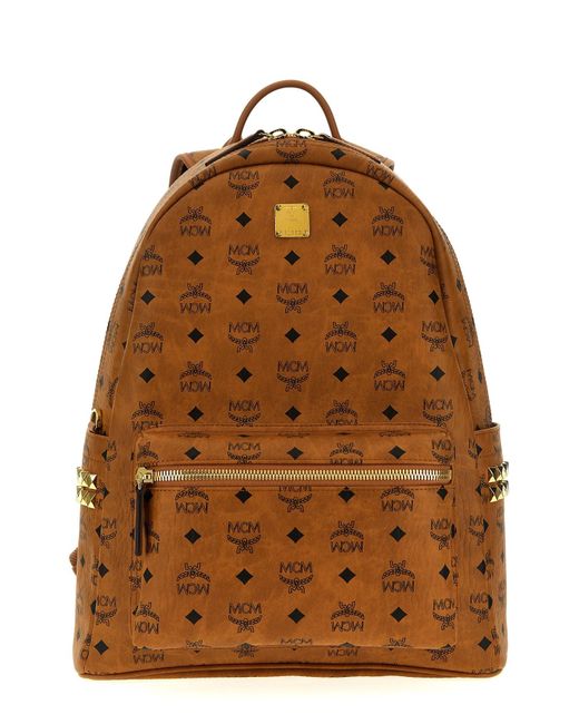 MCM Brown 'stark' Backpack