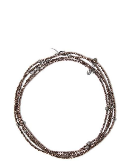 Bracciale 'Monile' di Brunello Cucinelli in Metallic