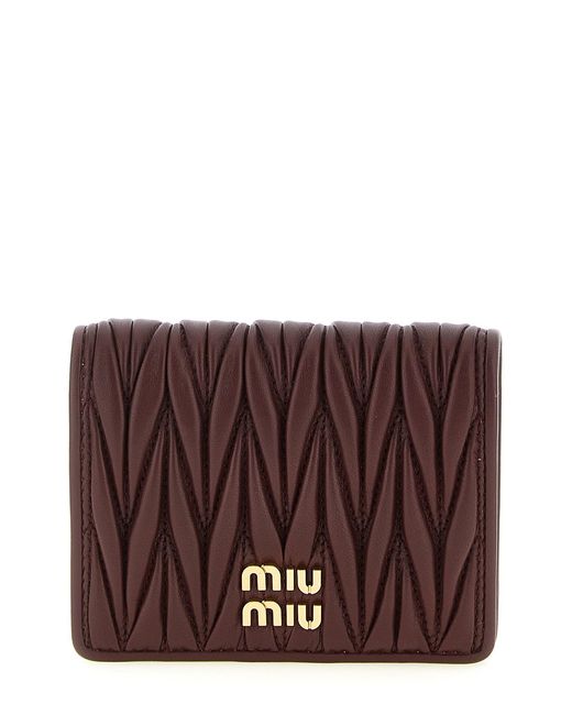 Miu Miu Purple Small Tassel Wallet