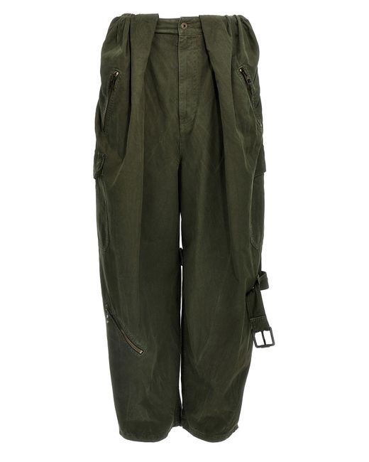 Loewe Green 'Balloon Cargo' Pants