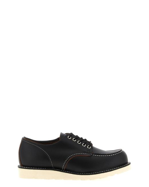 Red Wing Black 'shop Moc Oxford' Lace Up Shoes for men