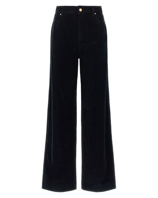 Max Mara Blue 'fragola' Palazzo Pants