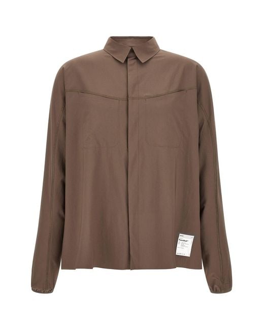 Satisfy Brown 'river' Shirt for men