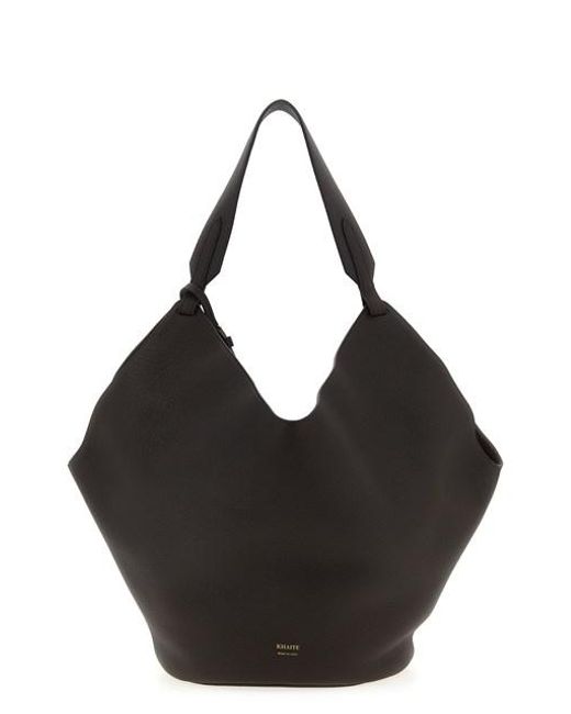 Shopping 'Lotus Medium' di Khaite in Black