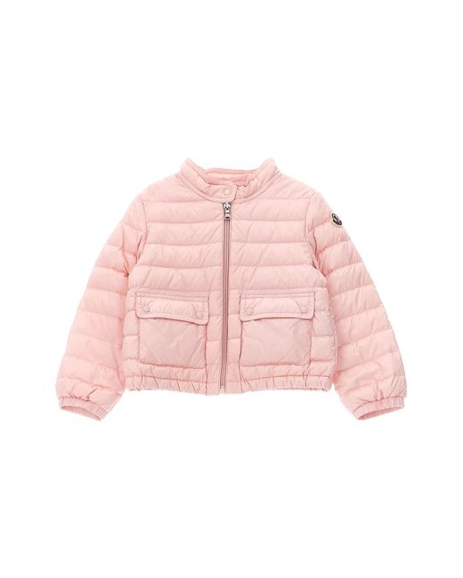 Moncler Pink 'lans' Down Jacket