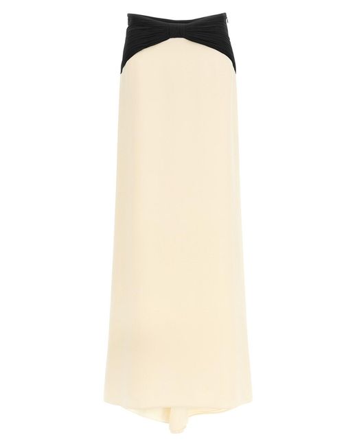 Valentino Garavani Natural Cady Couture Skirt