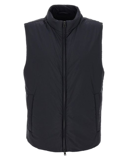 Herno Blue 'Ecoage' Vest for men