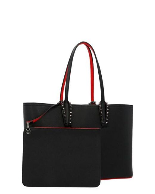 Christian Louboutin Black 'cabata' Small Shopping Bag