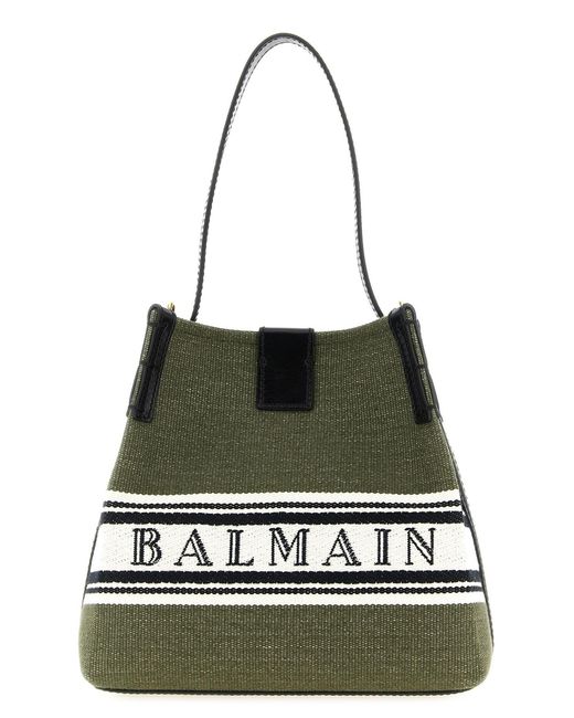 Balmain Black 'release' Bucket Bag