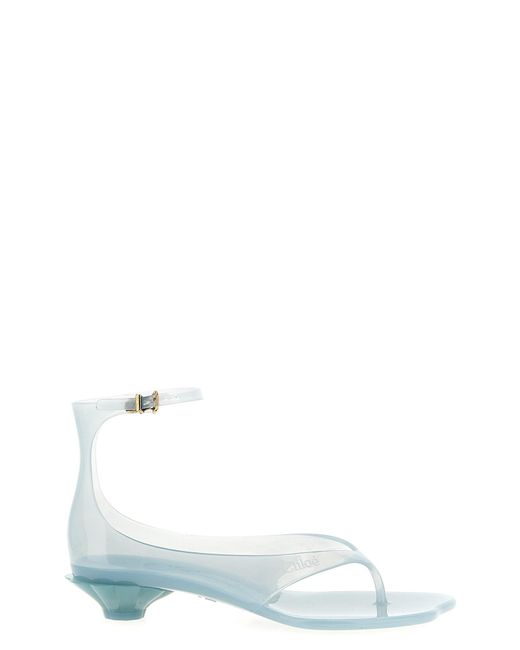 Chloé White Chloã 'Chloã Jelly' Sandals