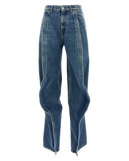 Jeans 'Evergreen Banana Jeans' di Y. Project in Blue