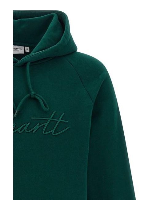 Felpa Con Cappuccio 'Ray' di Carhartt in Green da Uomo
