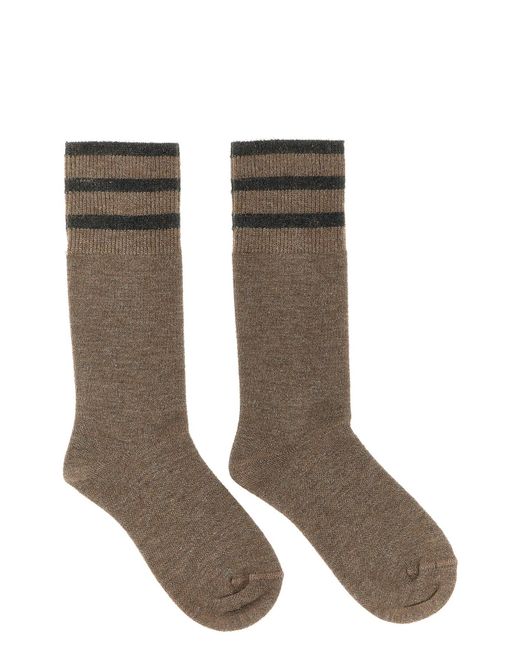 Brunello Cucinelli Multicolor Socken "Sparkling"