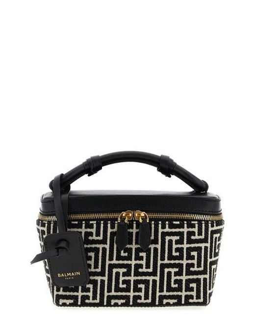 Balmain Black 'Trousse B-Army' Crossbody Bag