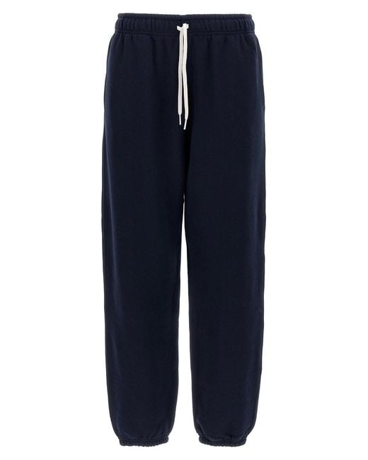 Polo Ralph Lauren Blue Joggers In Fleece