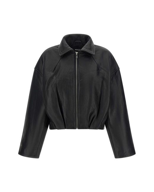ROTATE BIRGER CHRISTENSEN Black Boxy Jacket