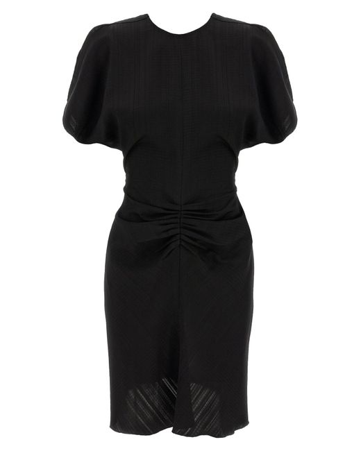 Victoria Beckham Black 'Gathered Waist Mini' Dress