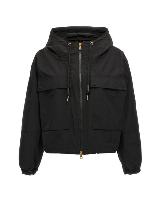 Moncler Black Parka "Sauvan"
