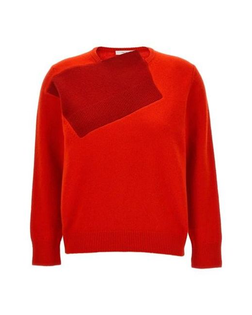 The Row Red 'enid' Sweater