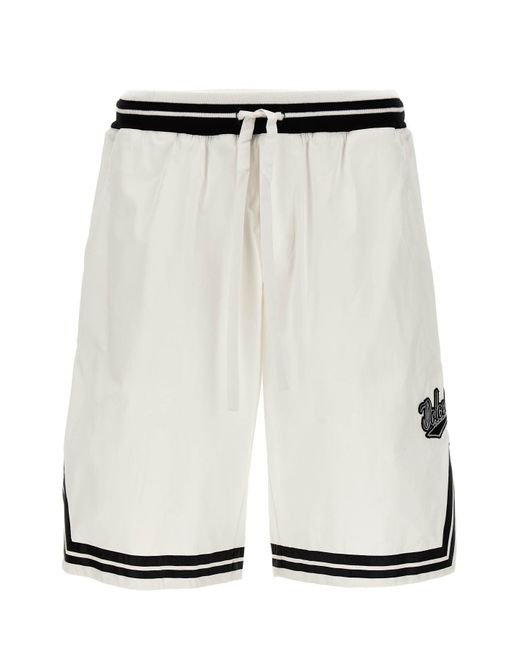 Dolce & Gabbana Bermuda-Shorts "Dolce&Gabbana" in White für Herren