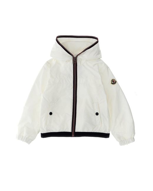 Moncler White 'anton' Hooded Jacket