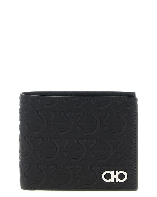 Ferragamo Black 'gancini' Wallet for men