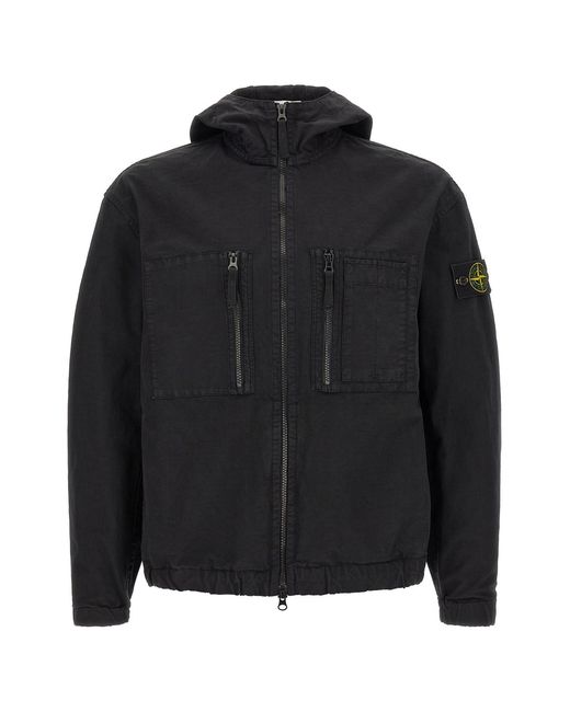 Stone Island Black '1200011' Overshirt for men