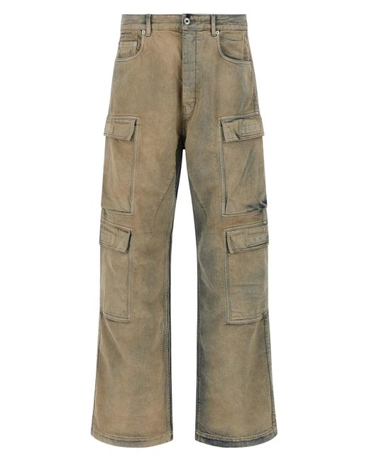 Rick Owens Jeans "Double Cargo" in Natural für Herren