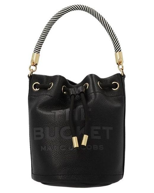 Secchiello 'The Leather Bucket Bag' di Marc Jacobs in Black