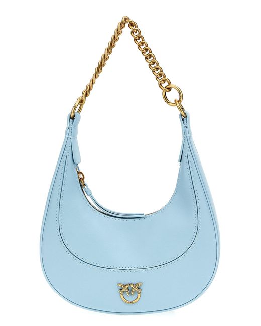 Pinko Blue 'Mini Brioche Bag Hobo' Handbag