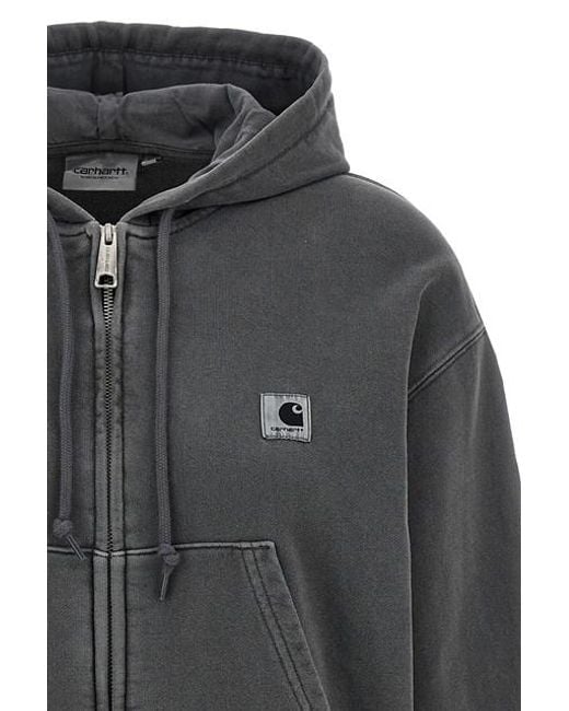 Felpa con cappuccio 'Nelson' di Carhartt in Gray