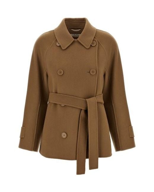 Max Mara Brown 'louis' Short Coat