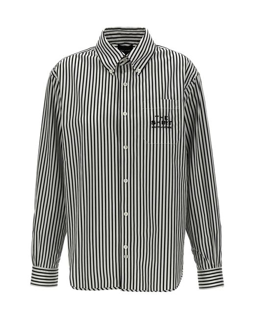 Marc Jacobs Black Striped Shirt